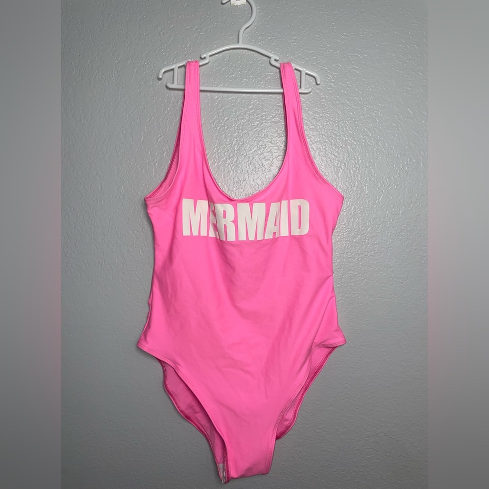 Mermaid one piece swimming suite